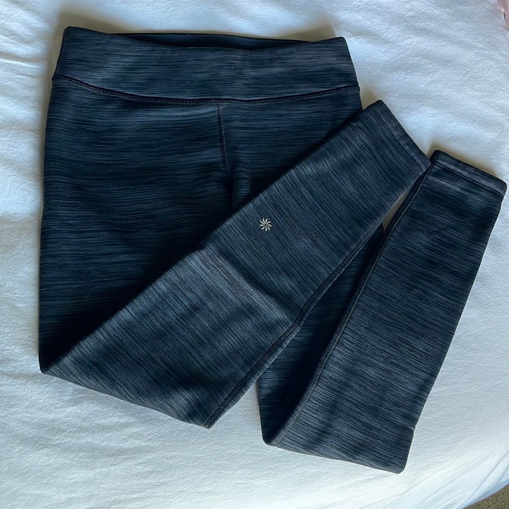 Full length thick fleece leggings from Athleta. Girls size XL/14, women’s size 2